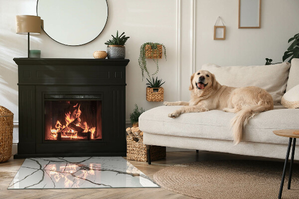 Podkładka pod kominek Wzór żył w stylu marmuru