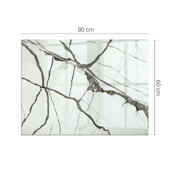 Podkładka pod kominek Wzór żył w stylu marmuru