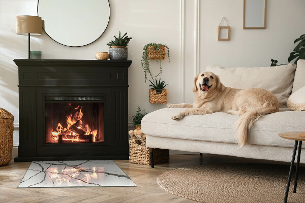 Podkładka pod kominek Wzór żył w stylu marmuru