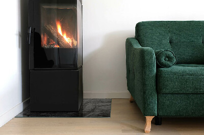 Szyba hartowana pod kominek Naturalny motyw kamienia