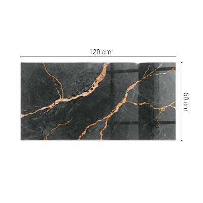Podkładka pod kominek Klasyczny marmur z finezyjnymi żyłkami