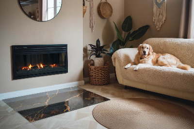 Podkładka pod kominek Klasyczny marmur z finezyjnymi żyłkami