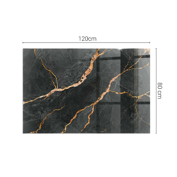 Podkładka pod kominek Klasyczny marmur z finezyjnymi żyłkami