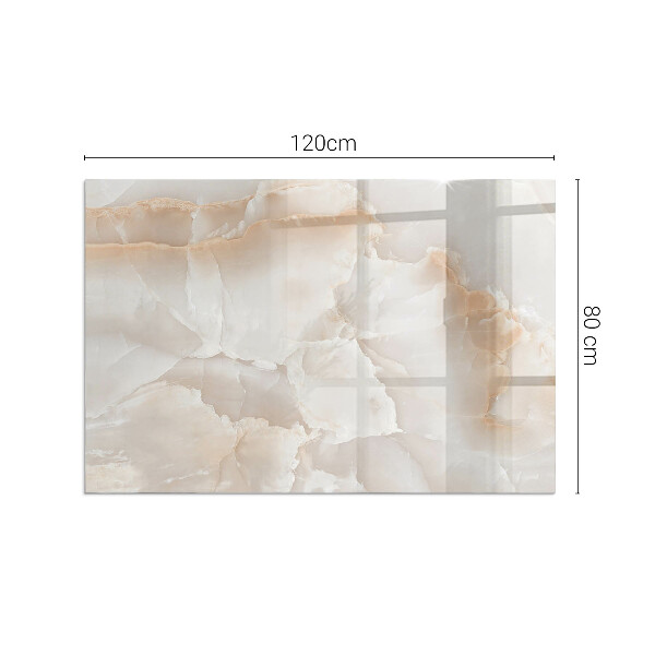 Szyba hartowana pod kominek Wzór naturalnego kamienia