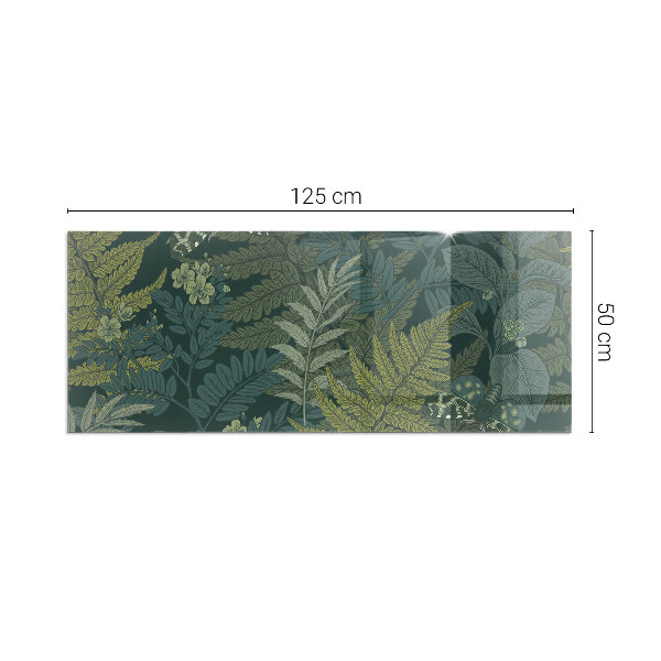 Podkładka pod kominek Motyle wśród roślinnych akcentów