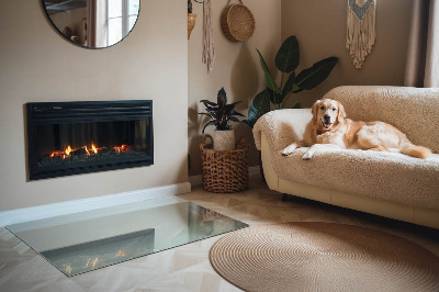 Podkładka pod kominek Elegancki marmurowy motyw