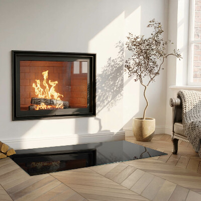 Szyba hartowana pod kominek Kolor Ciemny grafitowy