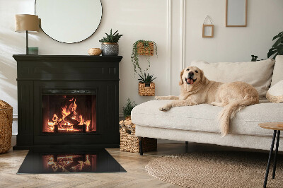 Szyba hartowana pod kominek Kolor Ciemny grafitowy