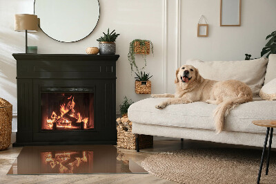 Podkładka pod kominek Kolor Brązowy