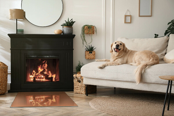 Podkładka pod kominek Kolor Brązowy