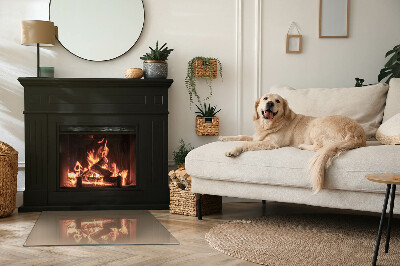 Szyba hartowana pod kominek Kolor Brązowy