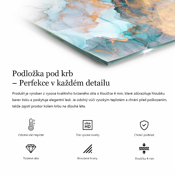 Sześciokątna szyba pod kominek Drewniana mozaika w układzie