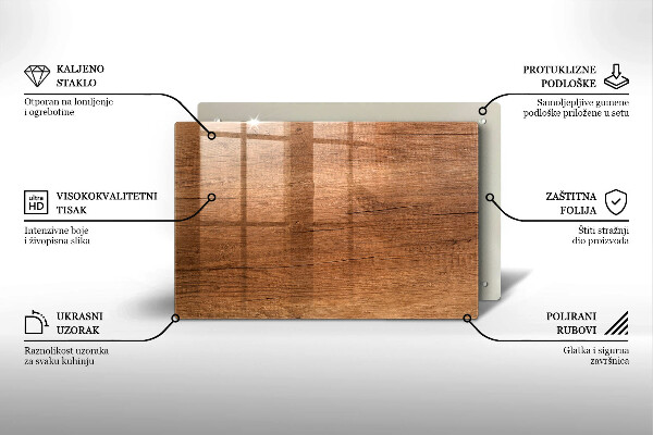 Dekoracyjna podstawka pod znicz Drewno tekstura