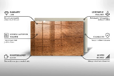 Dekoracyjna podstawka pod znicz Drewno tekstura