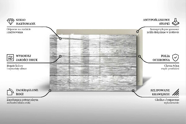 Dekoracyjna podstawka pod znicz Drewno stare deski