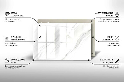 Dekoracyjna podkładka pod znicz Delikatny marmur
