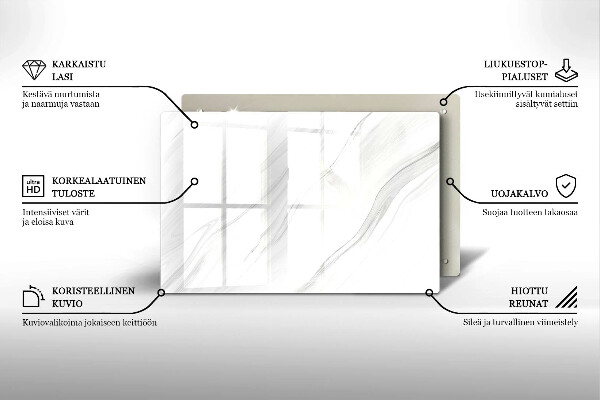Dekoracyjna podkładka pod znicz Delikatny marmur