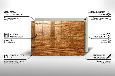 Dekoracyjna podstawka pod znicz Tekstura drewno deska