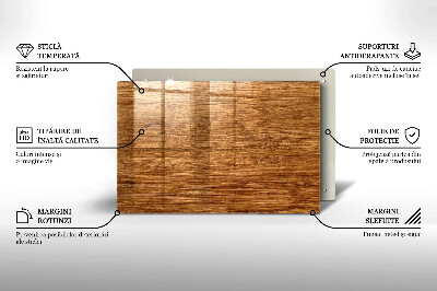 Dekoracyjna podstawka pod znicz Tekstura drewno deska