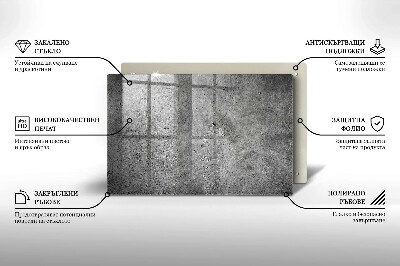 Dekoracyjna podkładka pod znicz Beton kamień tekstura