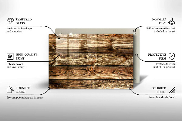 Dekoracyjna podkładka pod znicz Tekstura drewno deski