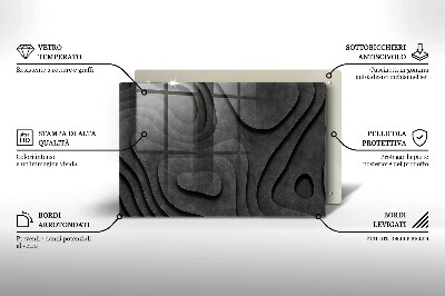 Dekoracyjna podstawka pod znicz Kamienne kształty 3D