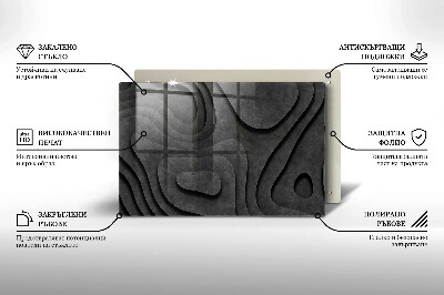 Dekoracyjna podstawka pod znicz Kamienne kształty 3D