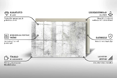 Dekoracyjna podstawka na znicz Beton tekstura