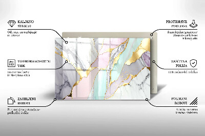Dekoracyjna podkładka pod znicz Pastelowy marmur