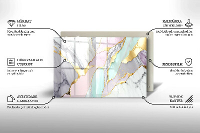 Dekoracyjna podkładka pod znicz Pastelowy marmur