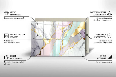 Dekoracyjna podkładka pod znicz Pastelowy marmur