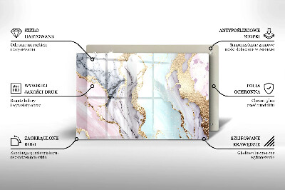 Dekoracyjna podstawka pod znicz Pastelowy marmur