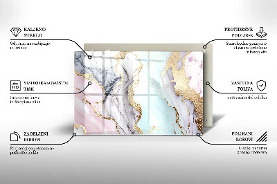 Dekoracyjna podstawka pod znicz Pastelowy marmur