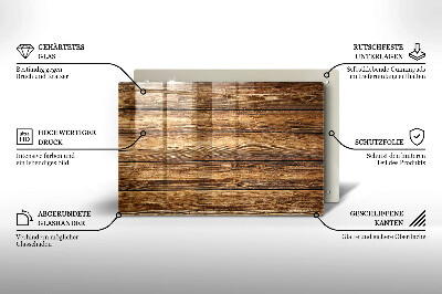 Dekoracyjna podkładka pod znicz Deski tekstura drewno