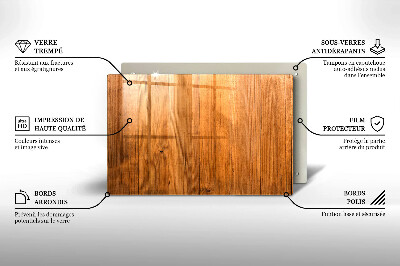 Dekoracyjna podkładka pod znicz Drewniane deski