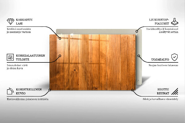 Dekoracyjna podkładka pod znicz Drewniane deski