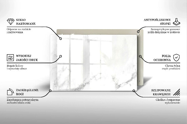 Dekoracyjna podkładka pod znicz Nowoczesny marmur