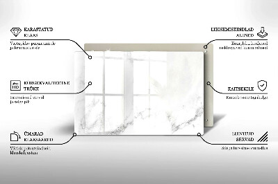 Dekoracyjna podkładka pod znicz Nowoczesny marmur