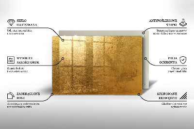 Dekoracyjna podkładka pod znicz Tło tekstura złota