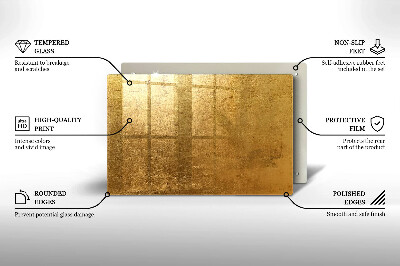 Dekoracyjna podkładka pod znicz Tło tekstura złota
