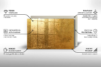 Dekoracyjna podkładka pod znicz Tło tekstura złota