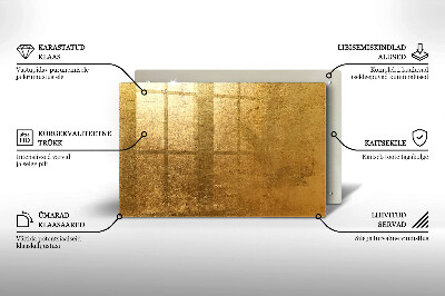 Dekoracyjna podkładka pod znicz Tło tekstura złota