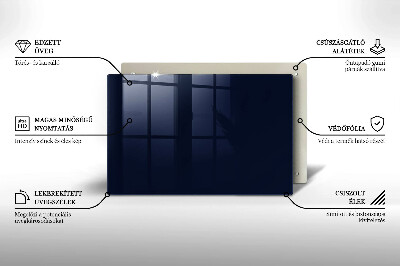 Dekoracyjna podstawka pod znicz Kolor granatowy