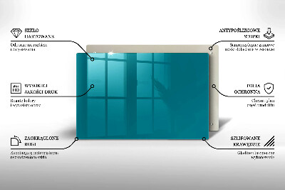 Dekoracyjna podstawka na znicz Kolor turkusowy