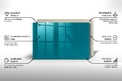 Dekoracyjna podstawka na znicz Kolor turkusowy