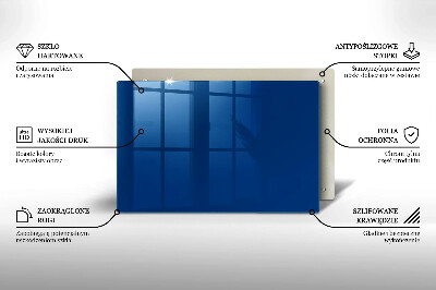 Dekoracyjna podkładka pod znicz Kolor niebieski