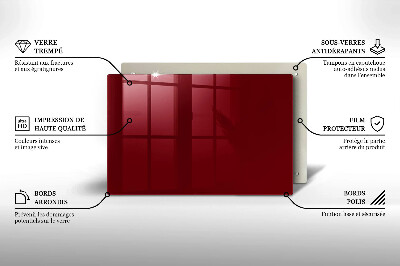 Dekoracyjna podkładka pod znicz Kolor burgundowy