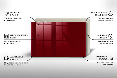 Dekoracyjna podkładka pod znicz Kolor burgundowy