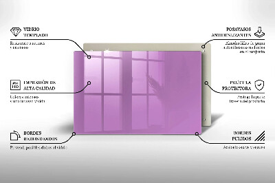 Dekoracyjna podkładka pod znicz Kolor fioletowy