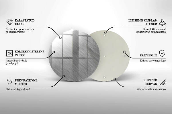 Podstawka pod znicz Tło tekstura metal